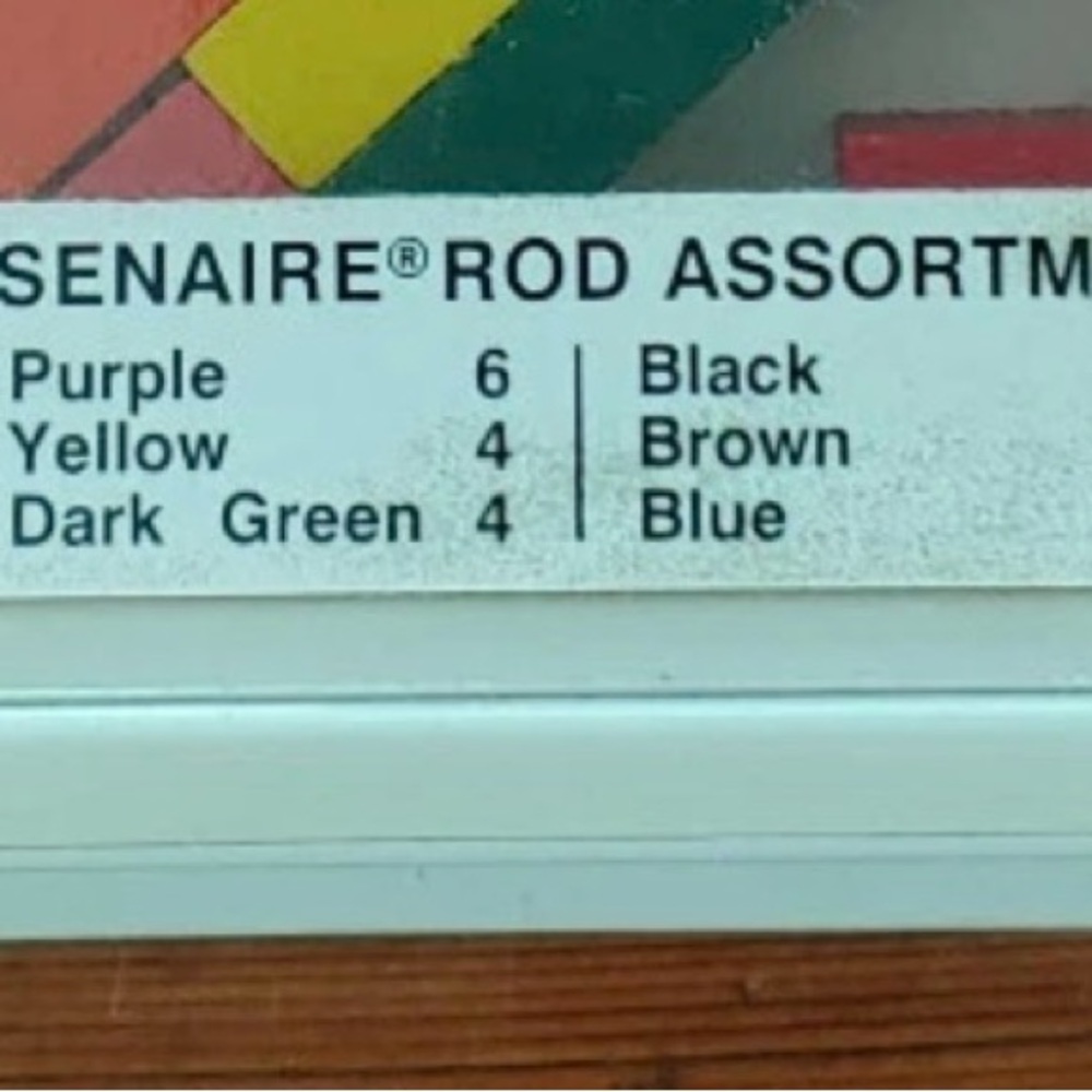 Cuisenaire WOOD Rods Math
Manipulatives VINTAGE - Picture 4 of 6